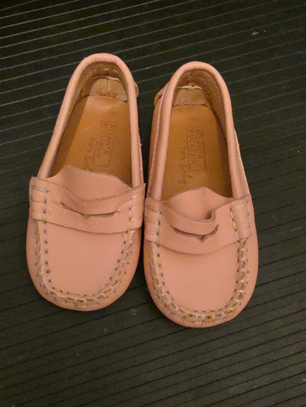 Toddler's Pink Atlanta Moccasins Size 19